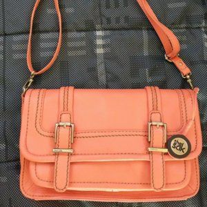 THE SAK Laguna Tangerine Leather Convertible Crossbody Shoulder Bag